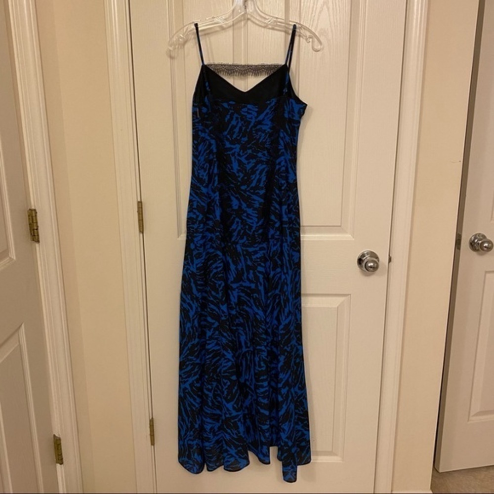 JASON WU Zebra Print Lace Trim Asymmetric Dress - Picture 9 of 14